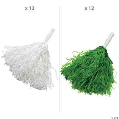 Fun Express Yellow Spirit Pom Pons - Bulk Set Of 25 - ToysCentral...