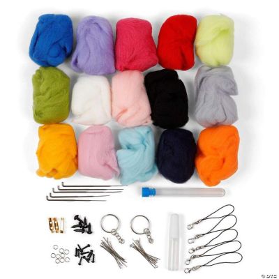 Custom 10 Wool Color Needle Felting Kit