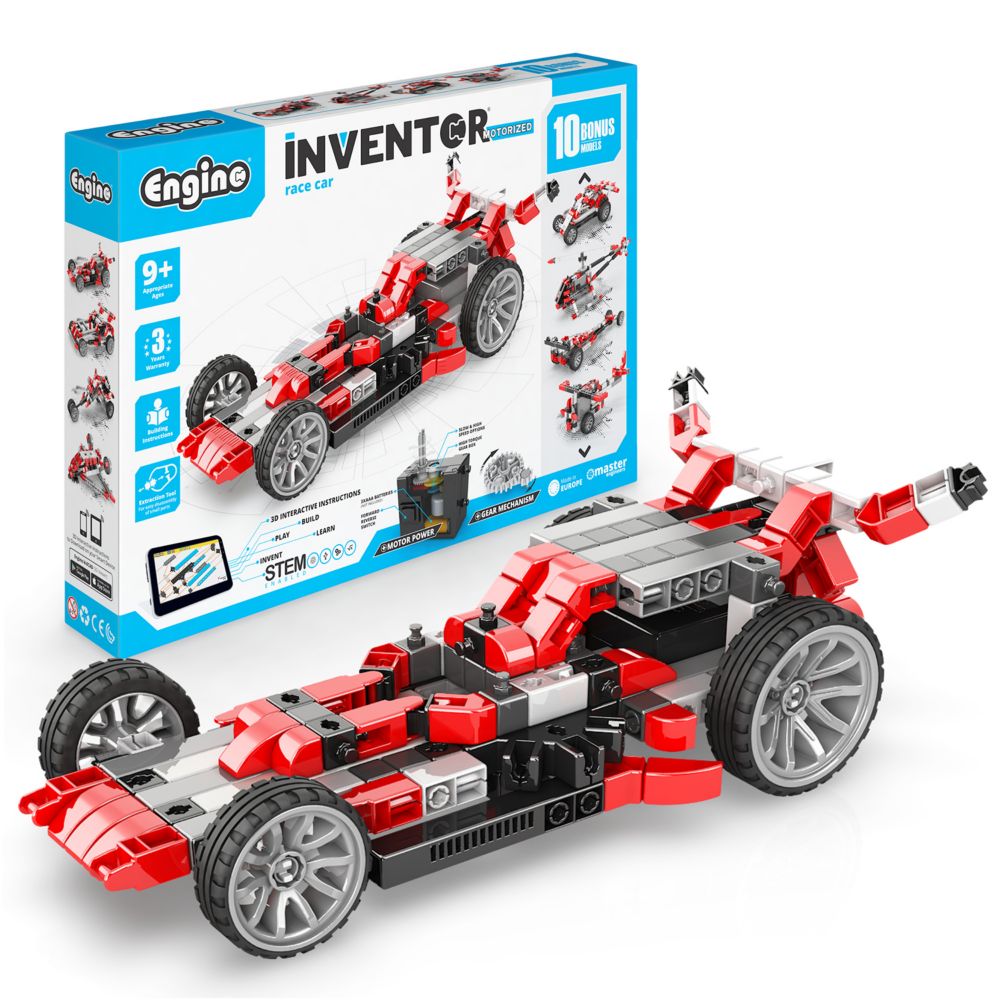 Engino Inventor Motorized Race Car From MindWare