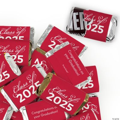 136 Pcs Red Graduation Candy Party Favors Class of 2025 Hershey's ...