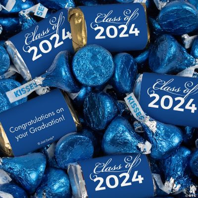 Just Candy 1.65 lbs Blue Graduation Candy Party Favors Class of 2024 ...