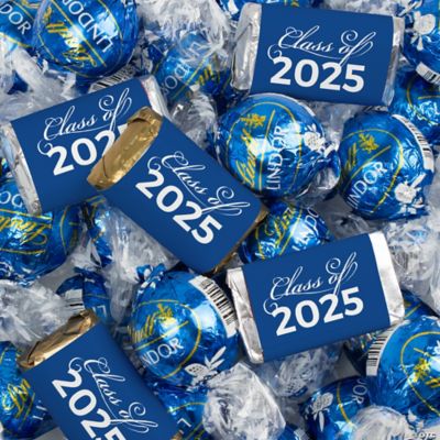 Just Candy 77 Pcs Blue Graduation Candy Party Favors Class of 2023
