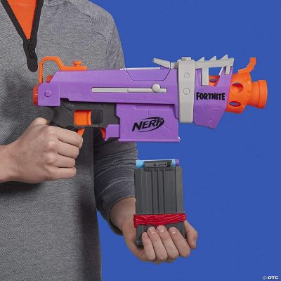 Nerf Fortnite IR Motorisé – Blaster Motorisé, Clip 6 Fléchettes, 12 Fléchettes Elite Incluses, Dès 8 Ans