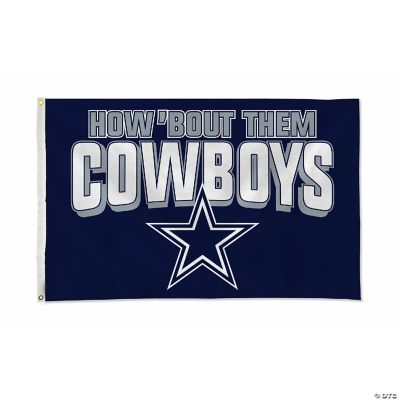 Rico Industries NFL Dallas Cowboys Personalized - Custom 3' x 5' Banner  Flag - Made in The USA - Indoor or Outdoor Décor