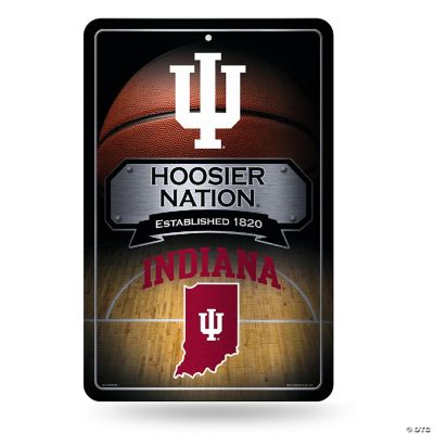 NCAA Rico Industries Indiana Hoosiers Large Metal Sign 11" x 17" Large