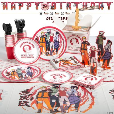 96 Pc. Naruto™ Party Disposable Tableware Kit for 8