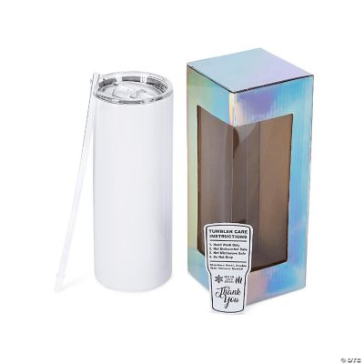 makerflo 25 Pack 30 Oz Thick Sublimation Blank Tumbler with Splash ...