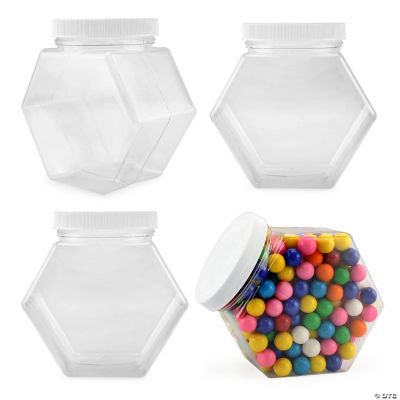Cornucopia 6-Ounce Hexagon Glass Jars (12-Pack); Empty Hex Jars w/Gold Lids  for Party Favors, Jams, Samples & More