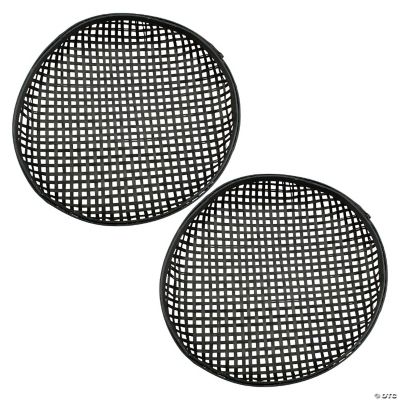 AuldHome Black Boho Wall Baskets (2Pack); Wall Decor Baskets