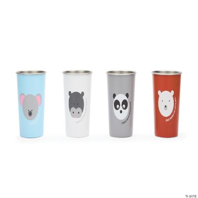 Kids SS Animal Cup S/4 10oz | Oriental Trading