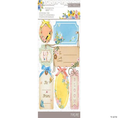 K&Co Antique Garden Tags Ribbon Accents | Oriental Trading