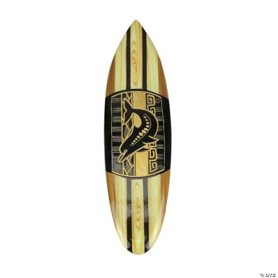 Things2Die4 Hand Crafted Wooden Tribal Dolphin Design Surfboard Wall ...