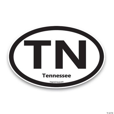 Me Up TN Tennessee US State Oval Decal, 4x6 Inches, Heavy