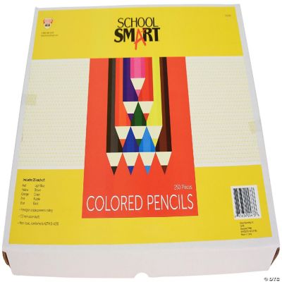 School Smart Colored Pencils, Assorted Colors, Set of 250