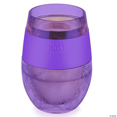 Wine FREEZE™ Cooling Cup in Purple 3 pack Oriental Trading
