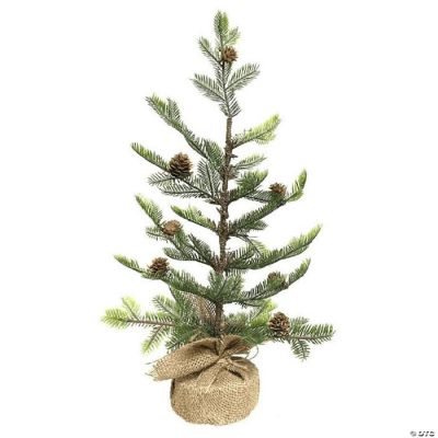 18 Inch Tree with Pinecones in Burlap Base Artificial TR2591 New ...