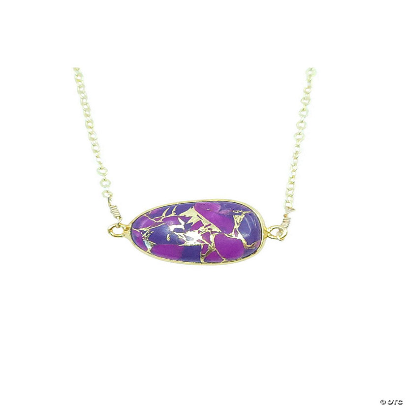 Necklace Purple Turquoise | Oriental Trading
