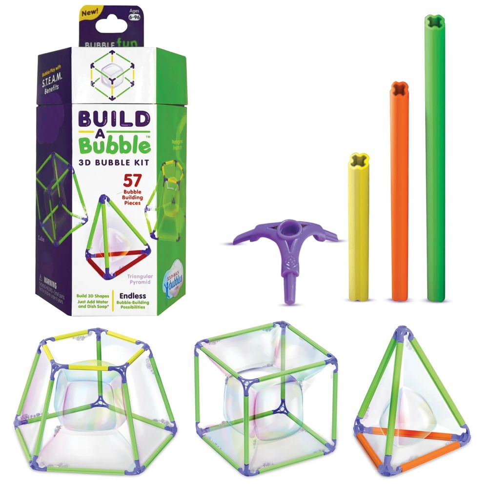 Build-a-Bubble Geometric 3D Bubble Kit From MindWare