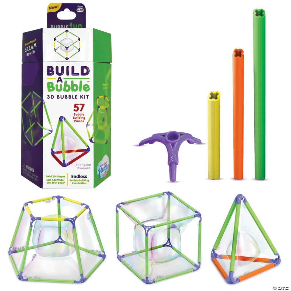 Build-a-Bubble Geometric 3D Bubble Kit From MindWare