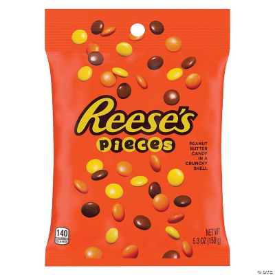 Reese's Pieces Candies 5.3oz Peg Bag (Case of 12) | Oriental Trading