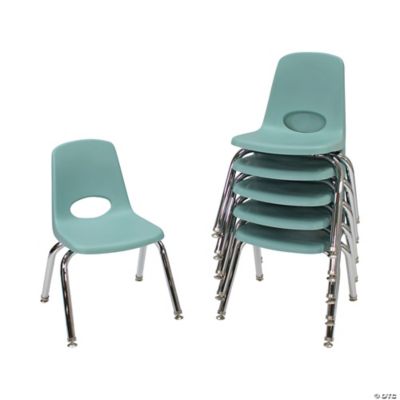 Factory Direct Partners 12 In Stack Chair With Swivel Glides, 6-Pack ...