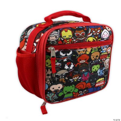 Marvel Avengers Lunch Box Termica Morbida Per Bambini – Con Maniglia, Senza BPA, Blu/Nera