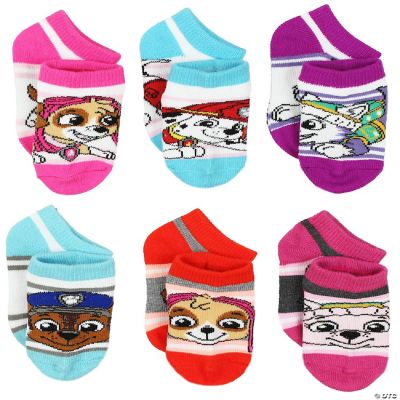 Paw Patrol Boys Girls Multi Pack Socks (1224 Months, White/Multi