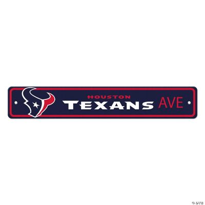 Sports Licensing Solutions LLC NFL Houston Tex ans Street Sign