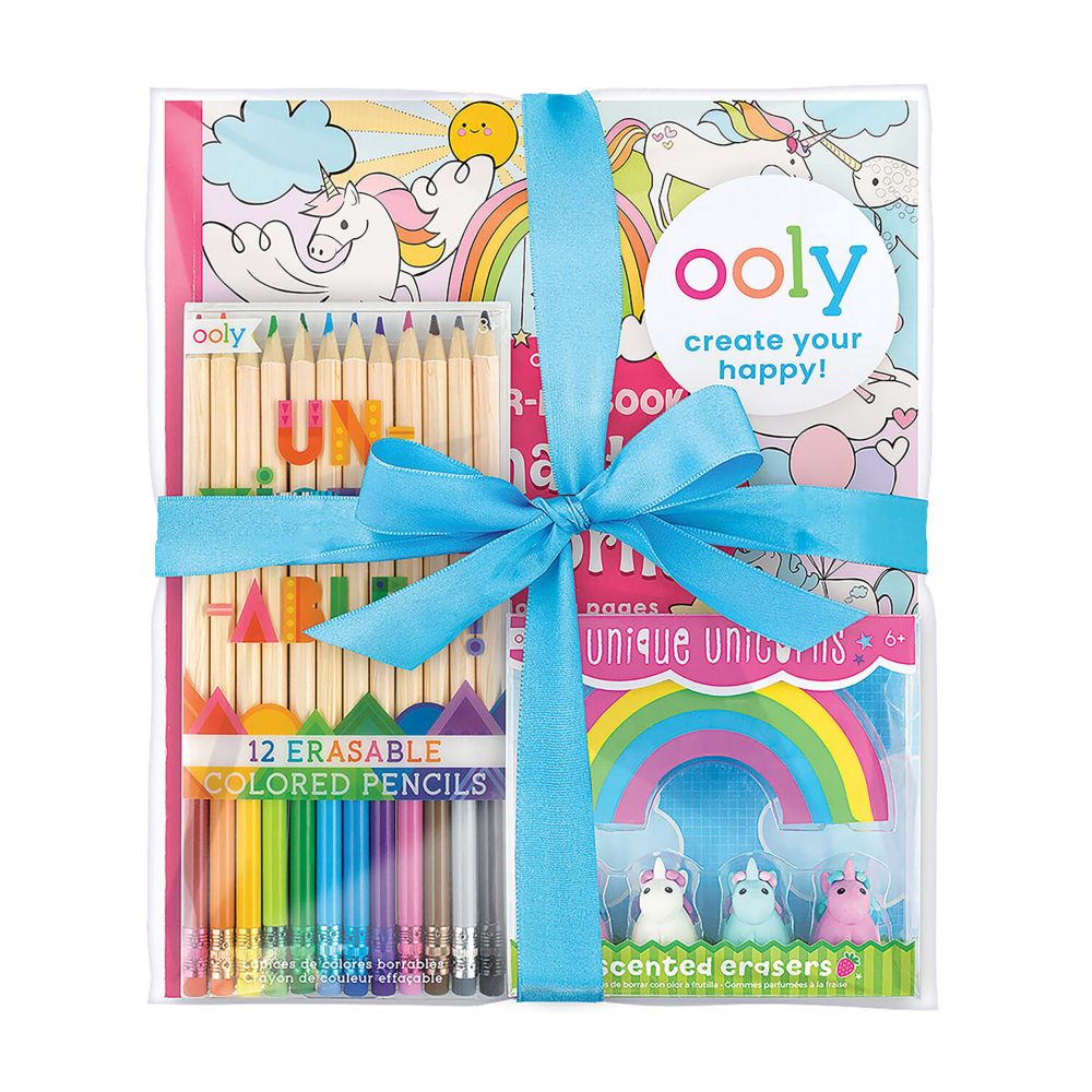 Unique Unicorn Erasable Coloring Gift Pack From MindWare