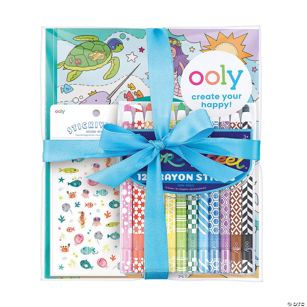 Outrageous Ocean Appeel Coloring & Sticker Gift Pack From MindWare