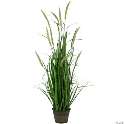 Northlight 36" Potted Green Artificial Onion Grass Plant Oriental Trading