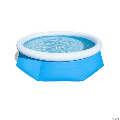 Pool Central 12ft Round Inflatable Easy Set Kids Swimming Pool with