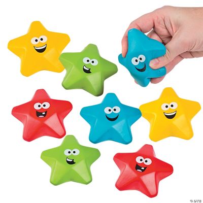 Colorful Star Student Stress Toys - 48 Pc. for Classroom Rewards ...