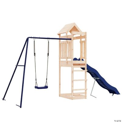 vidaXL Outdoor Playset Solid Wood Pine | Oriental Trading