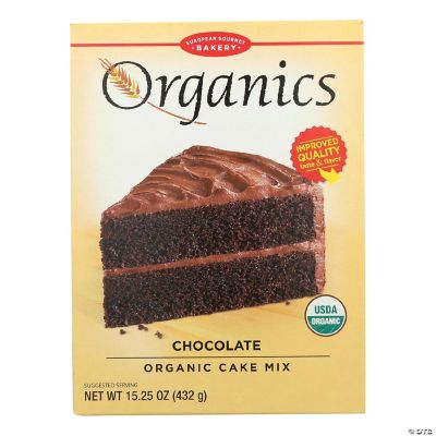 European Gourmet Bakery Cake Mix Chocolate 15.25 OZ, Pack of 6