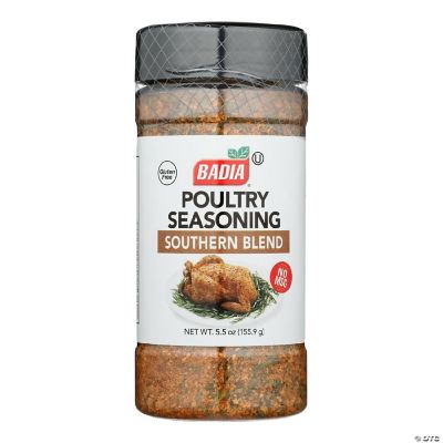 Badia Spices Southern Blend Poultry Seasoning, Southern Blend 5.5 OZ, Pack of 6 Oriental Trading