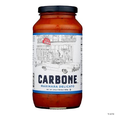 Carbone Sauce Marinara Delicato 24 OZ, Pack of 6 Oriental Trading