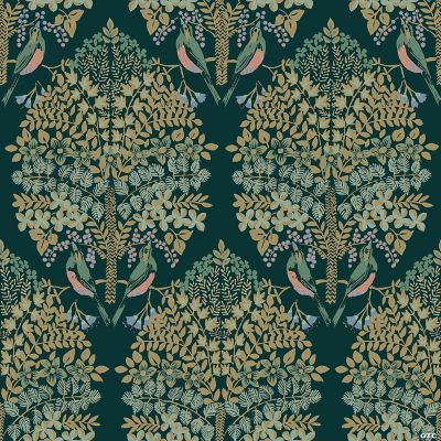 Emerald Multi Otis Peel & Stick Wallpaper