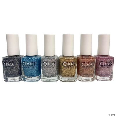 Color Club 6pc Nail Polish Bundle, Glitter Oriental Trading