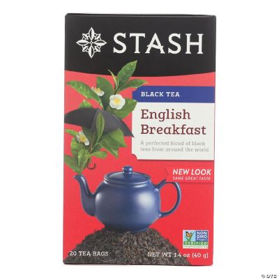 Stash Tea English Breakfast Black Tea - Case Of 6/20 Bags : Target