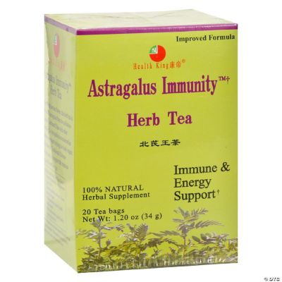Health King Astragalus Immunity Herb Tea 20 Tea Bags Oriental Trading