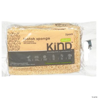 Casabella Kind Loofah Sponge Plnt Bsd Case of 122 CT Oriental
