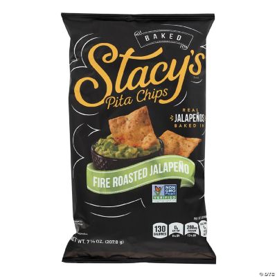 Stacy's Pita Chips Fire Roasted Jalapeno Pita Chips Roasted Jalapeno