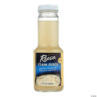 Reese Clam Juice Bottle Case of 6 8 Fl oz.