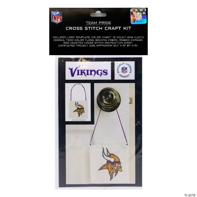 NFL MINNESOTA VIKINGS CROSS STITCH CRAFT KIT