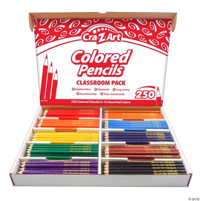 Cra-Z-Art Crayon Classroom Pack, 8 Color, Box of 800
