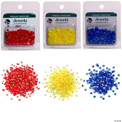 Buttons Galore and More Flat Back Jewelz Bundle in Primary Iridescent