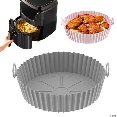 1pc Reusable Silicone Air Fryer Liner - Stretchable & Foldable Silicone  Liner - Durable Silicone Mold For Air Fryer