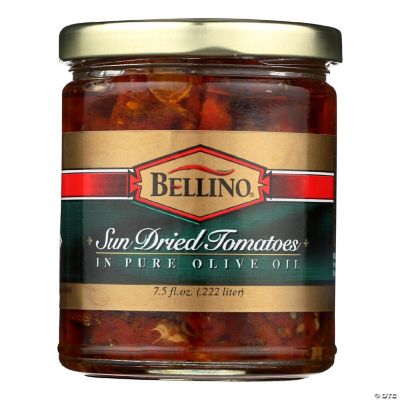 Bellino Sun Dried Tomatoes In Pure Olive Oil Case of 12 7.5 OZ