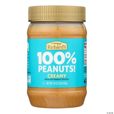 Crazy Richards Natural Creamy Peanut Butter Case of 12 16 oz.